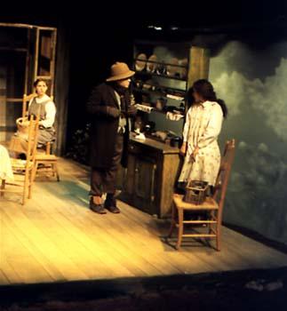 Two Actors Performing On Stage