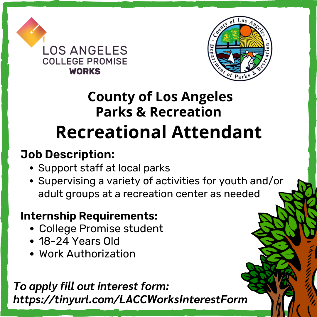 Information About Recreational Attendant