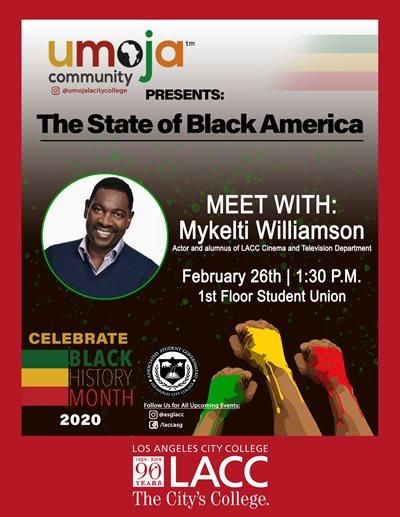 2020 Black History Month: The State of Black America Flyer