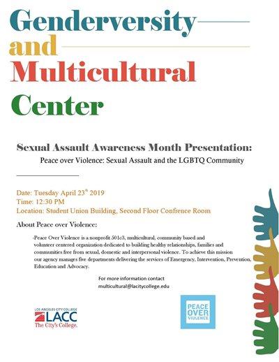 Sexual Assault Awareness Month Flyer