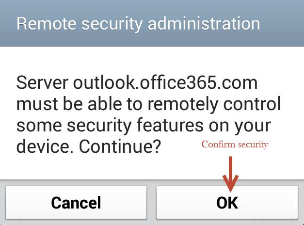 Screenshot of Remote Security Administration