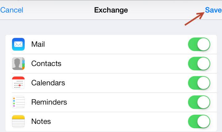 Screenshot of  Exchange App