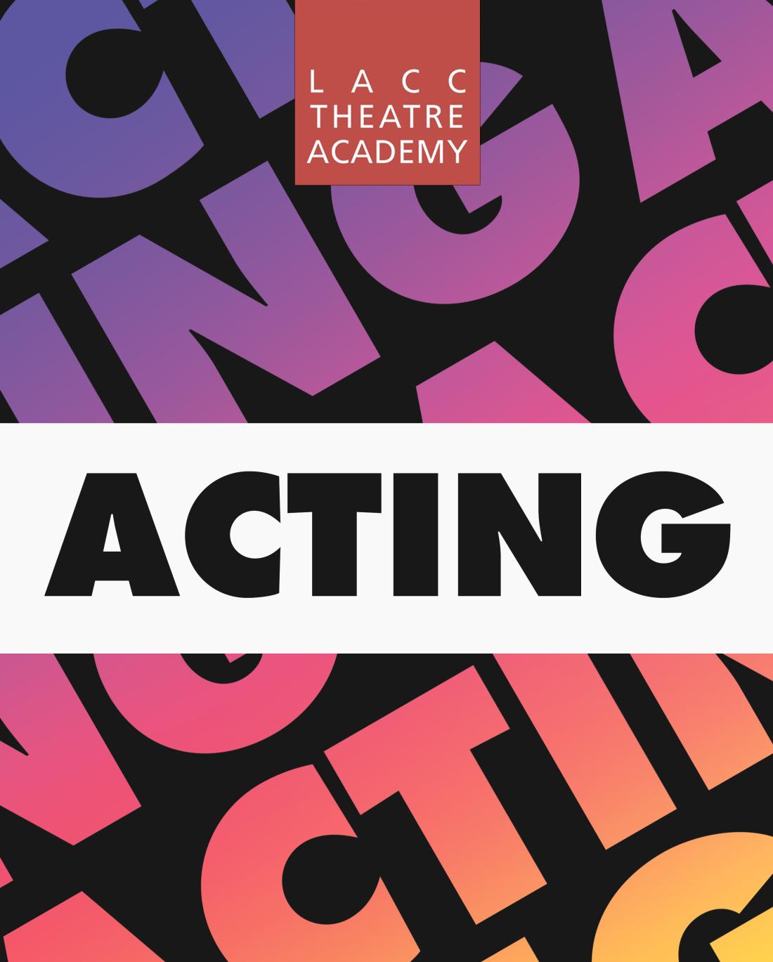 Theatre Academy Acting poster