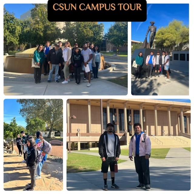 Cal State Northridge Campus Tour during Fall 2023