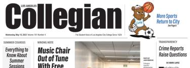 Cover for the May 10 edition of the Collegian