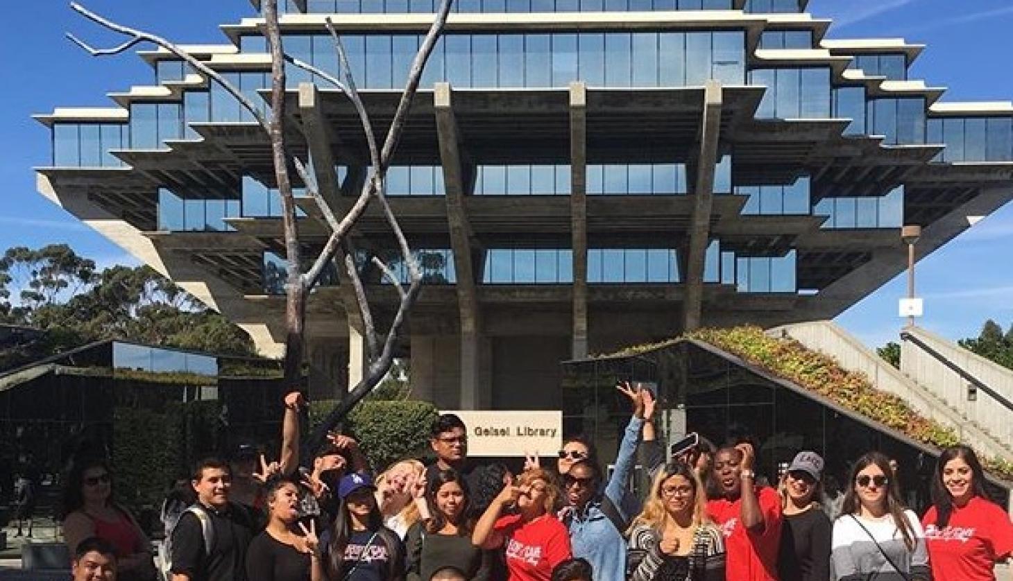 Group of Students on the UC San Diego Field Trip